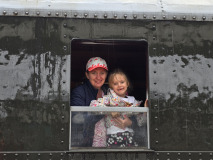 Pociąg retro w Tarnowie