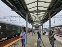 Pociąg retro w Tarnowie