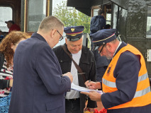 Pociąg retro w Tarnowie