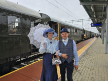 Pociąg retro w Tarnowie