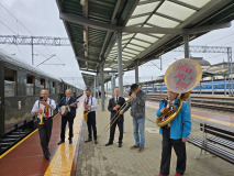 Pociąg retro w Tarnowie