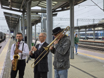 Pociąg retro w Tarnowie