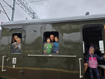 Pociąg retro w Tarnowie