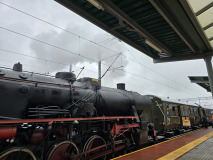 Pociąg retro w Tarnowie