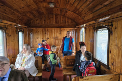 Pociąg retro w Tarnowie