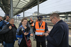 Pociąg retro w Tarnowie