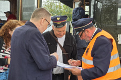 Pociąg retro w Tarnowie