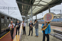 Pociąg retro w Tarnowie