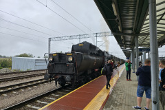 Pociąg retro w Tarnowie