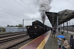 Pociąg retro w Tarnowie